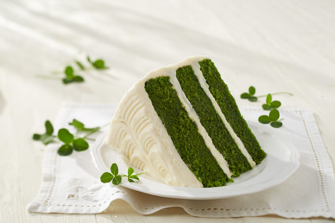 Green Velvet Layer Cake