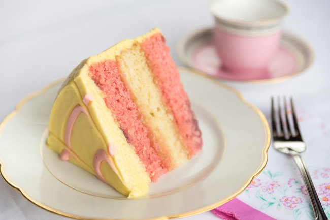 Pink Lemonade Layer Cake