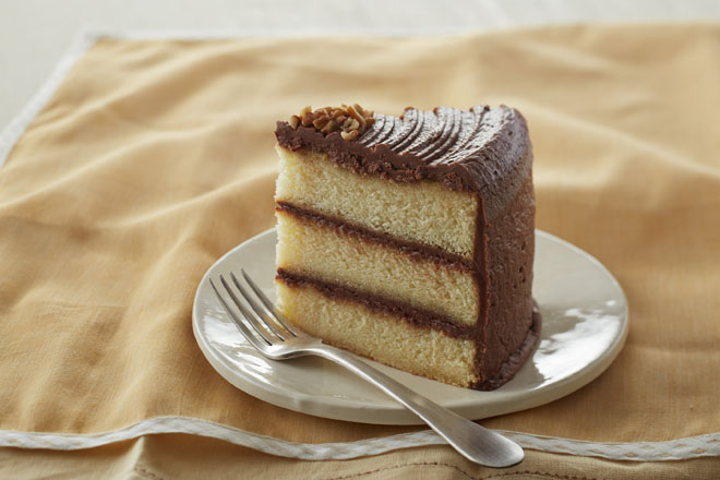 Yellow Chocolate Layer Cake