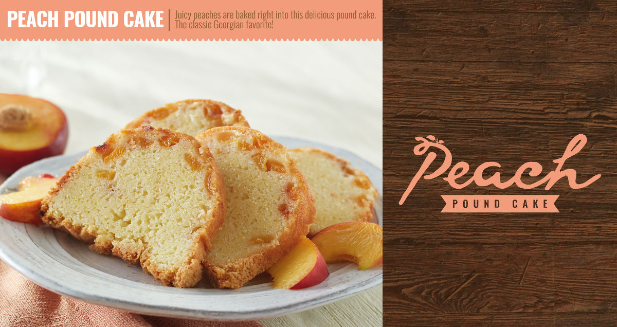 Peach Pound cake