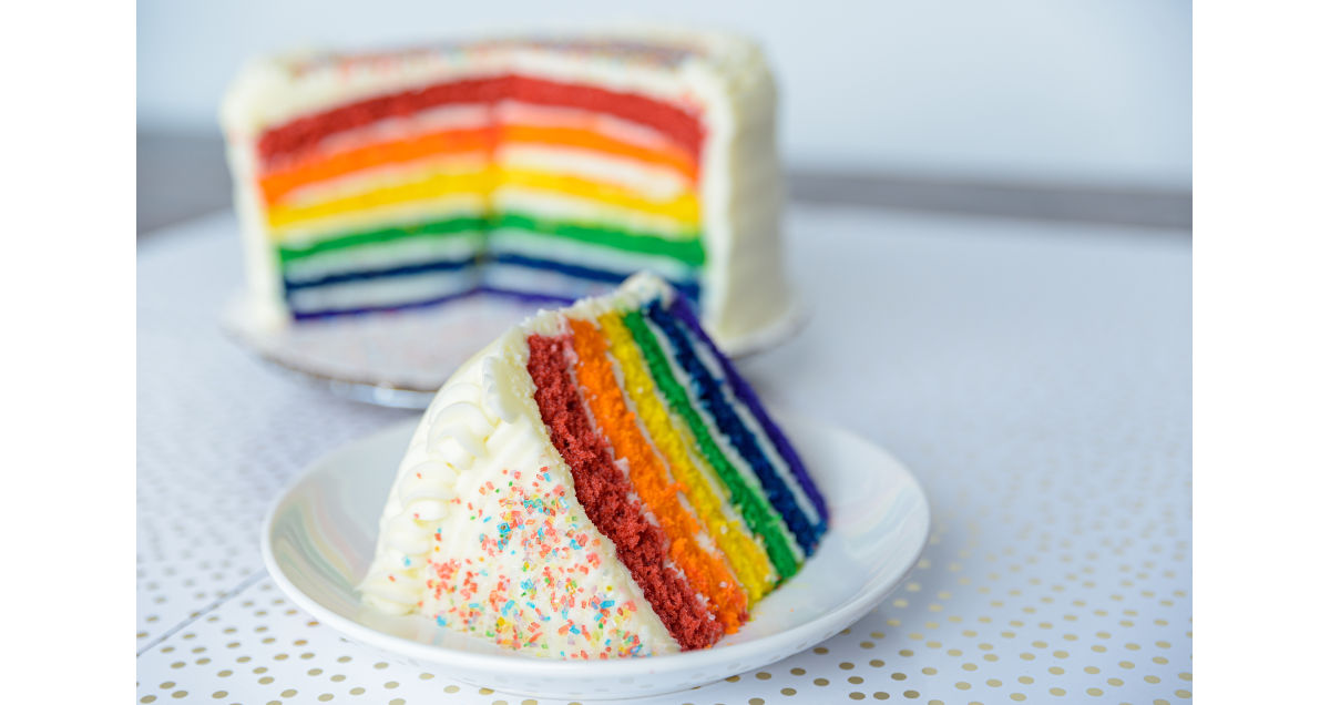 Rainbow Layer cake