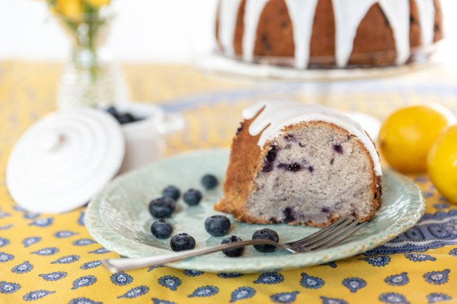 Blueberry Pound Cake