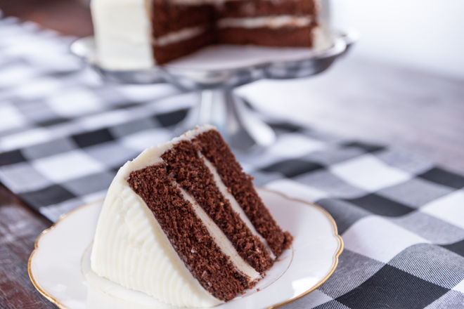 Chocolate Layer Cake with Cream Cheese Frosting