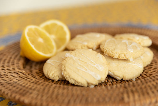 Lemon Shortbread Cookies