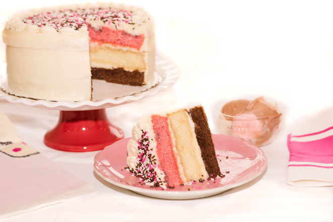 Neapolitan Layer Cake