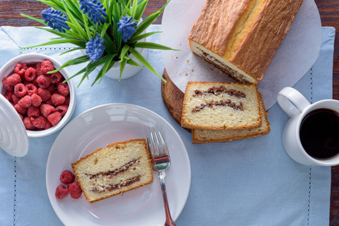 Sour Cream Coffee Cake Loaf