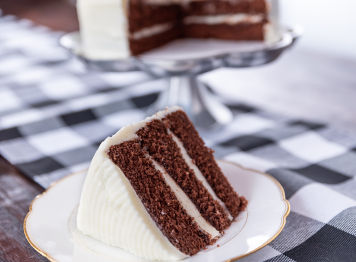 Chocolate Layer Cake with Chocolate Frosting