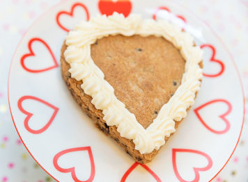 Heart-shaped cookie
