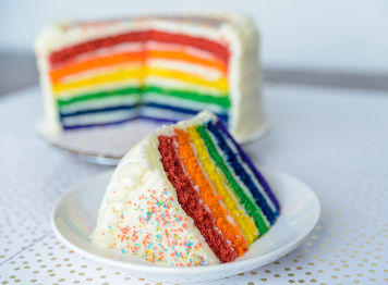 Rainbow Layer Cake