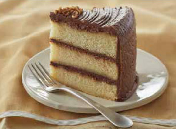 Yellow Layer Cake with Chocolate Frosting